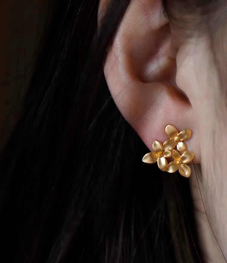 CARRIE FLOWER STUD | TWYjewelry