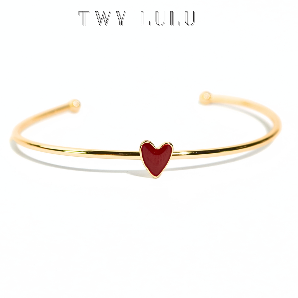 little red heart bangle