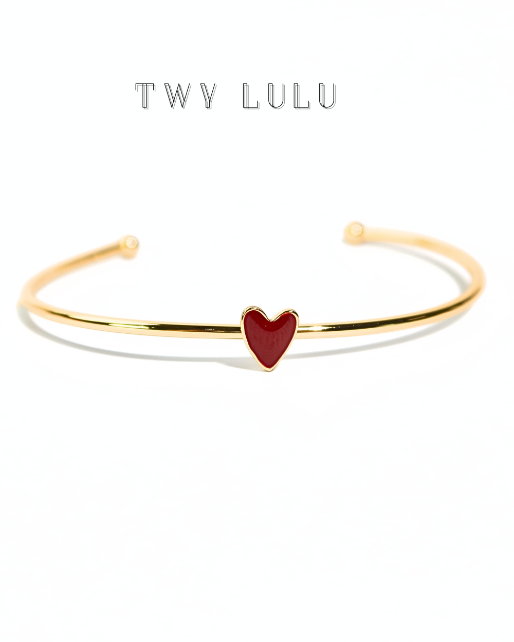 little red heart bangle