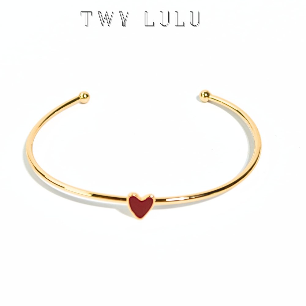 little red heart bangle