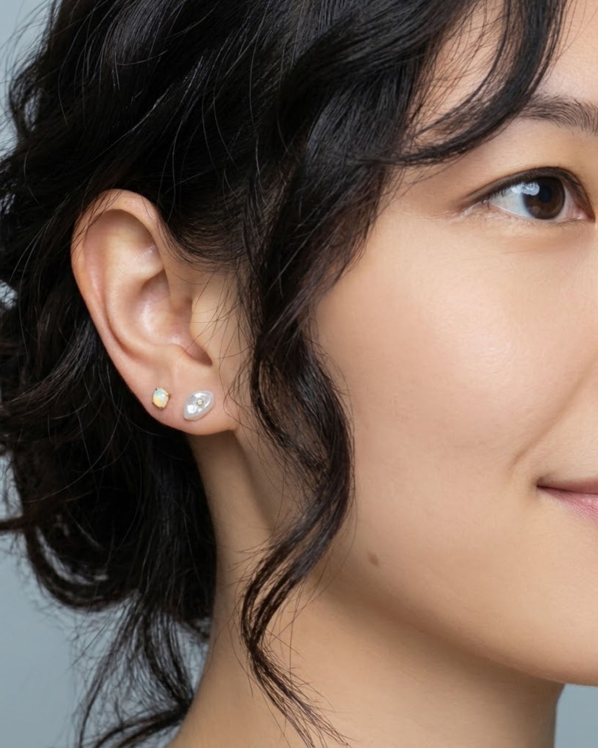 Opal Round Stud
