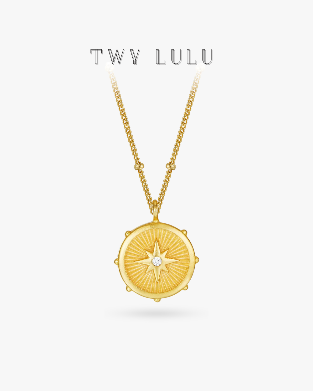 TWY anchor lucky necklace