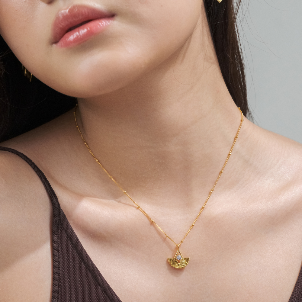 TWY Vivian zircon necklace