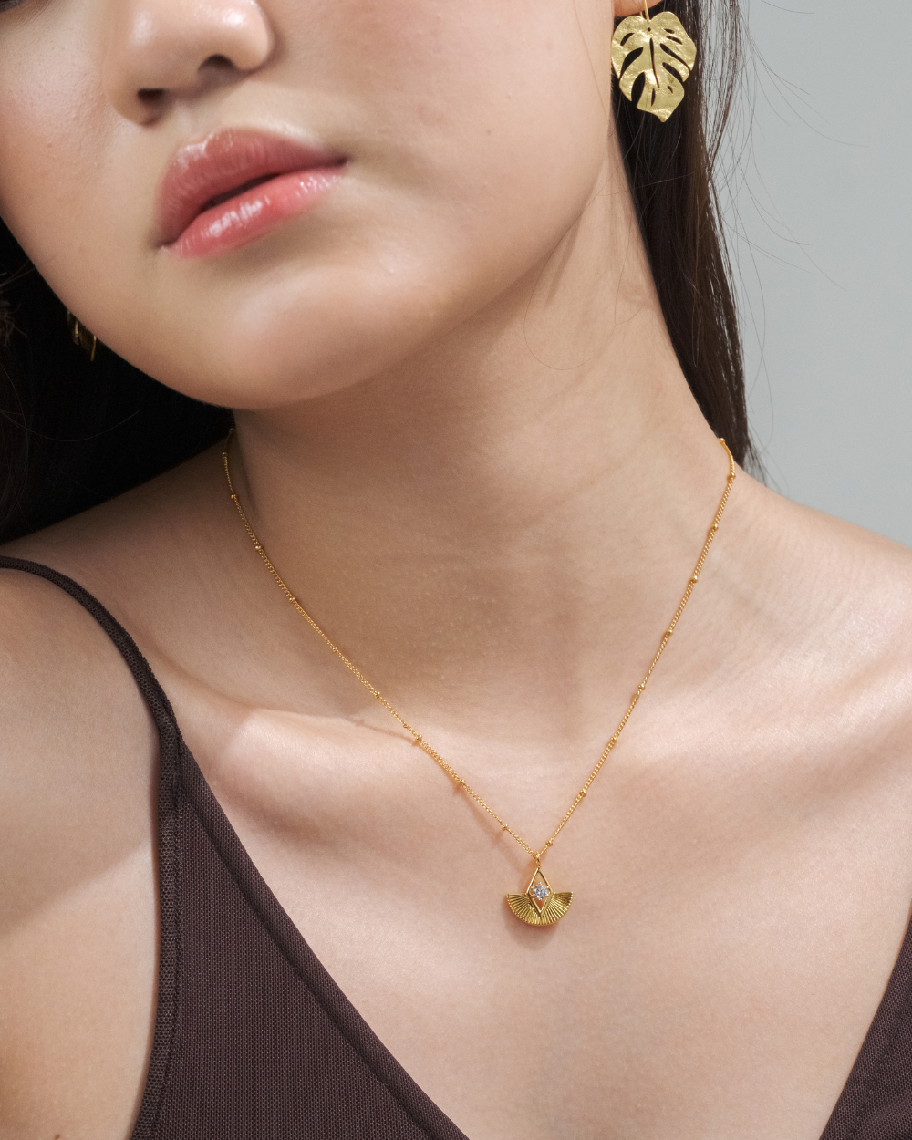 TWY Vivian zircon necklace