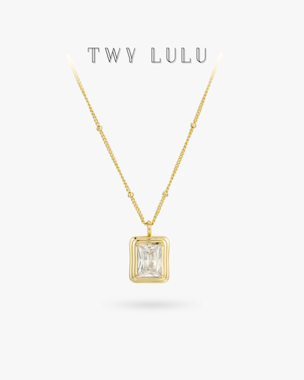 TWY Perfume diamond necklace