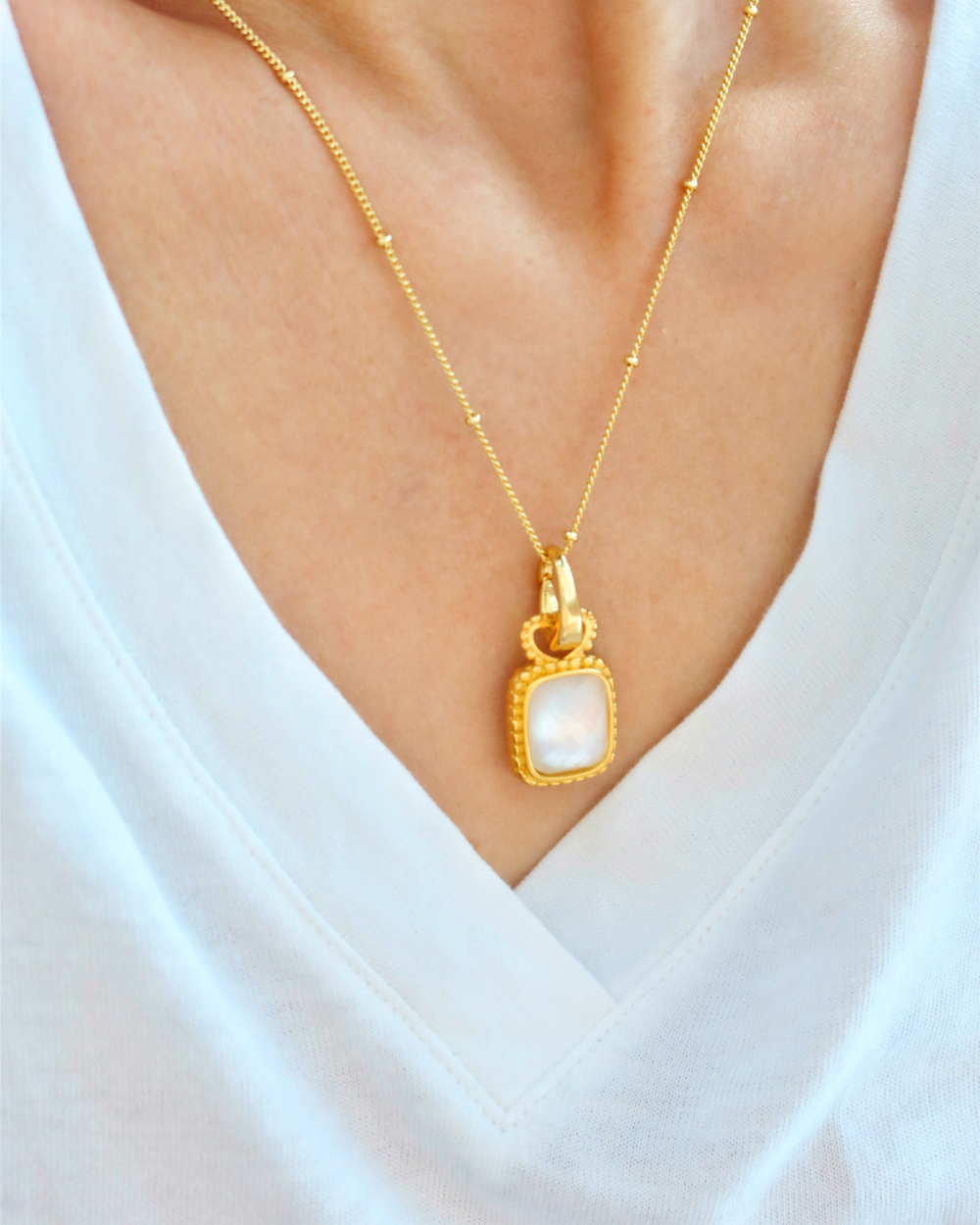 Caroline gem necklace