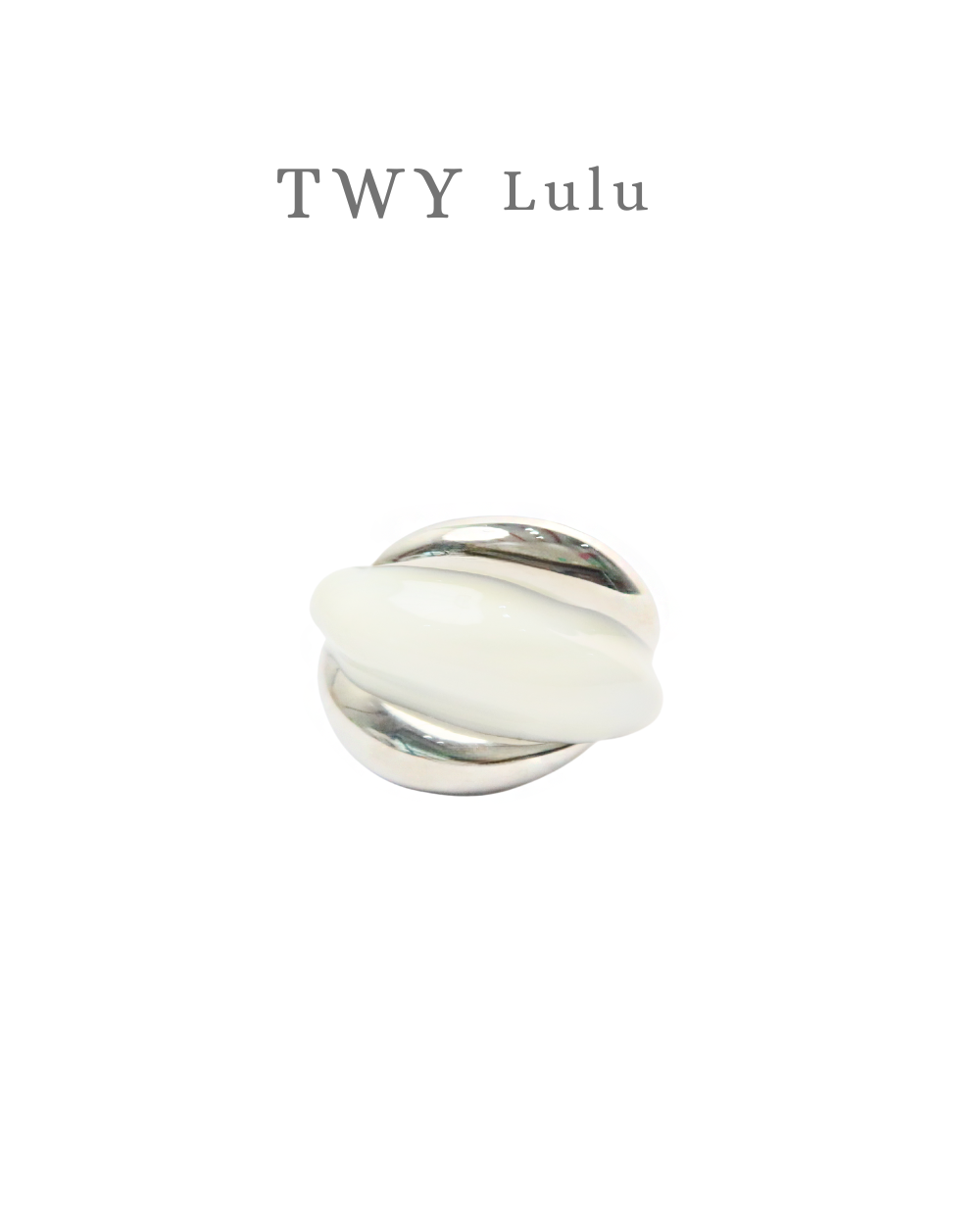 Suwan silver wide ring