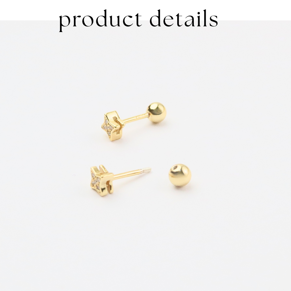Sparkle Zircon Stud(G)