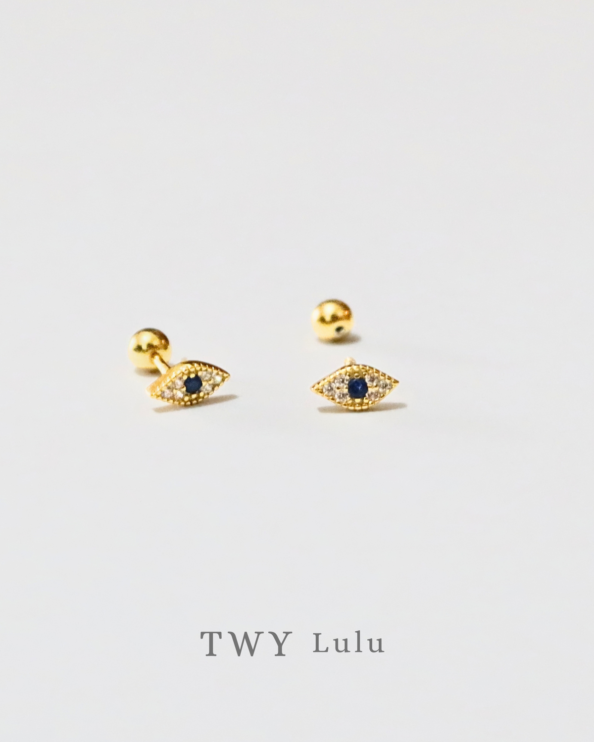 Evil Eye Zircon Stud
