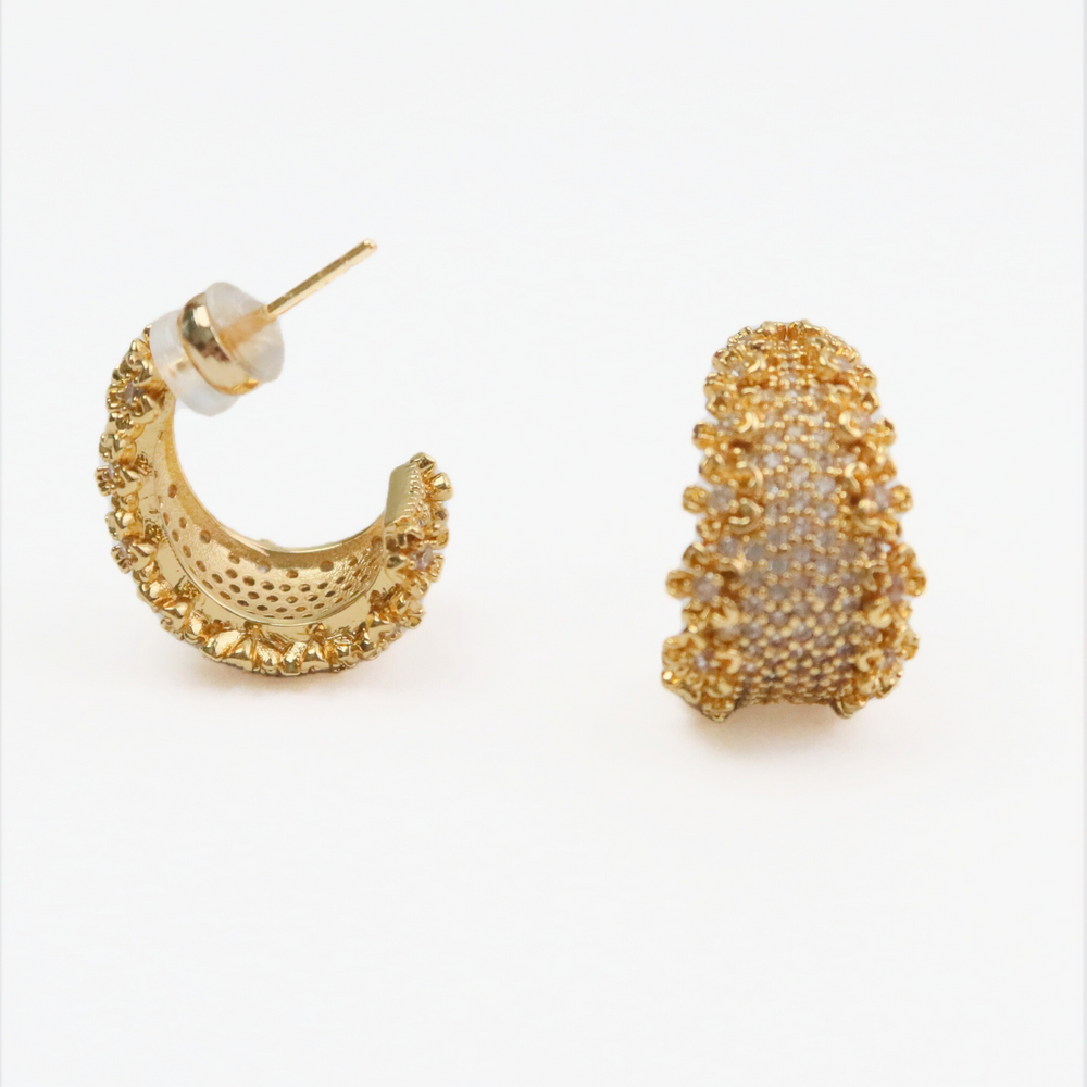 Chloe floral zircon earring