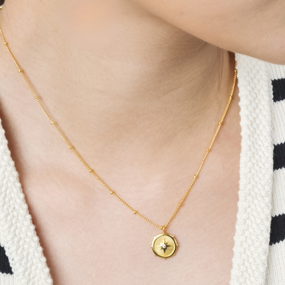 TWY anchor lucky necklace