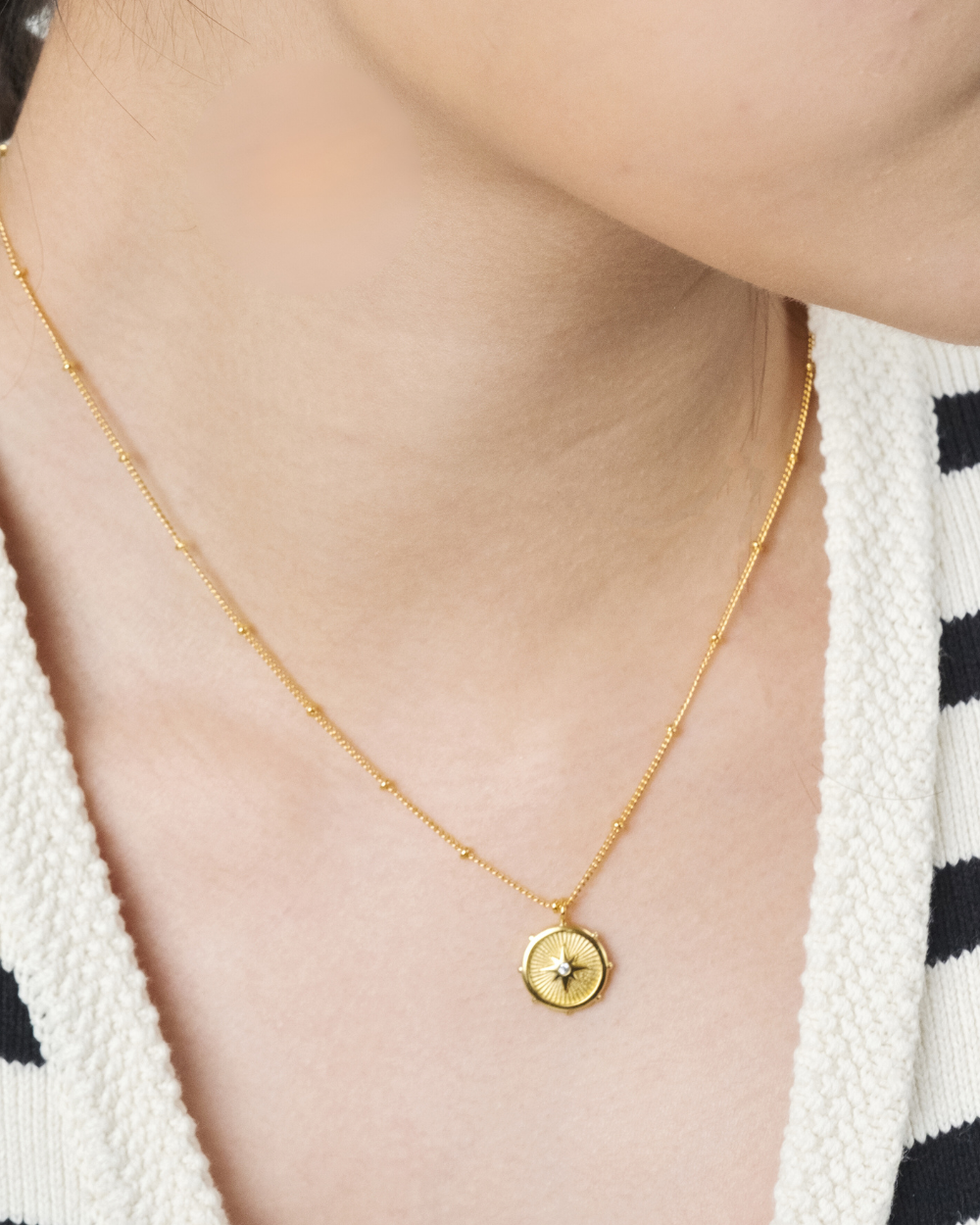 TWY anchor lucky necklace