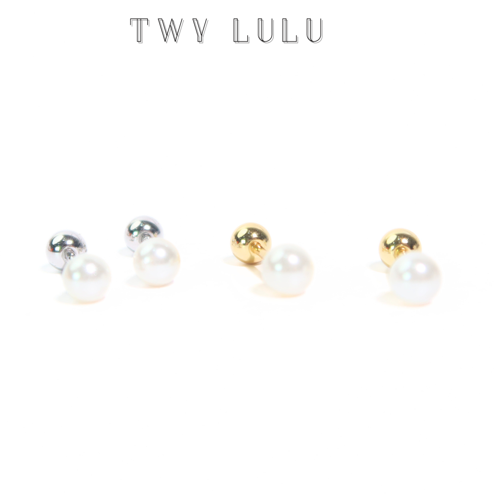 mini pearl stud (5mm)