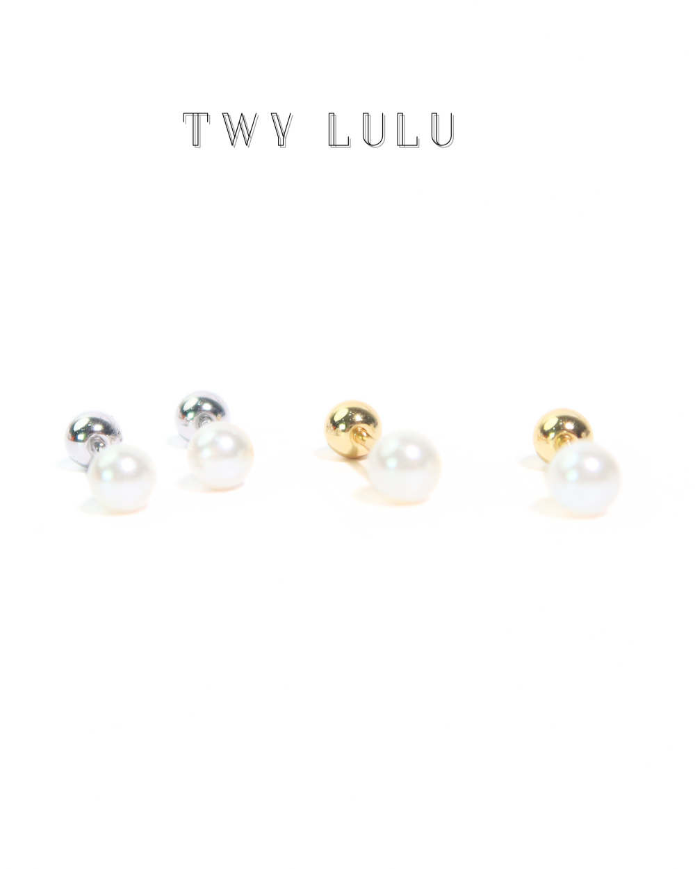 mini pearl stud (5mm)