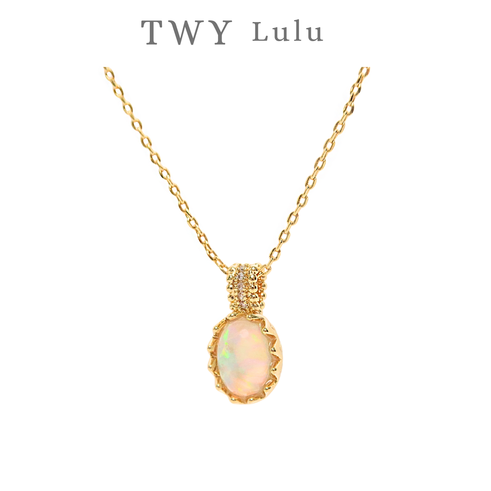Julie Opal Necklace 925silver