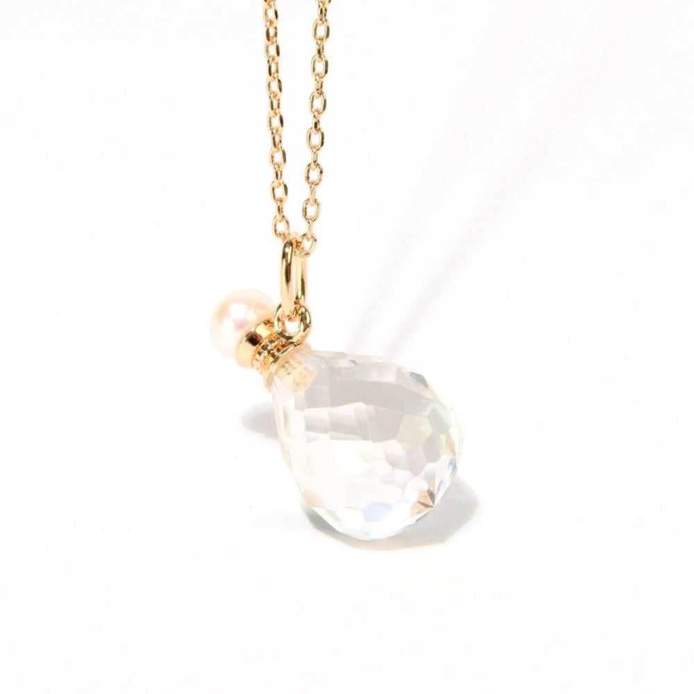 
                      
                        TWY clear crystal perfume long necklace
                      
                    