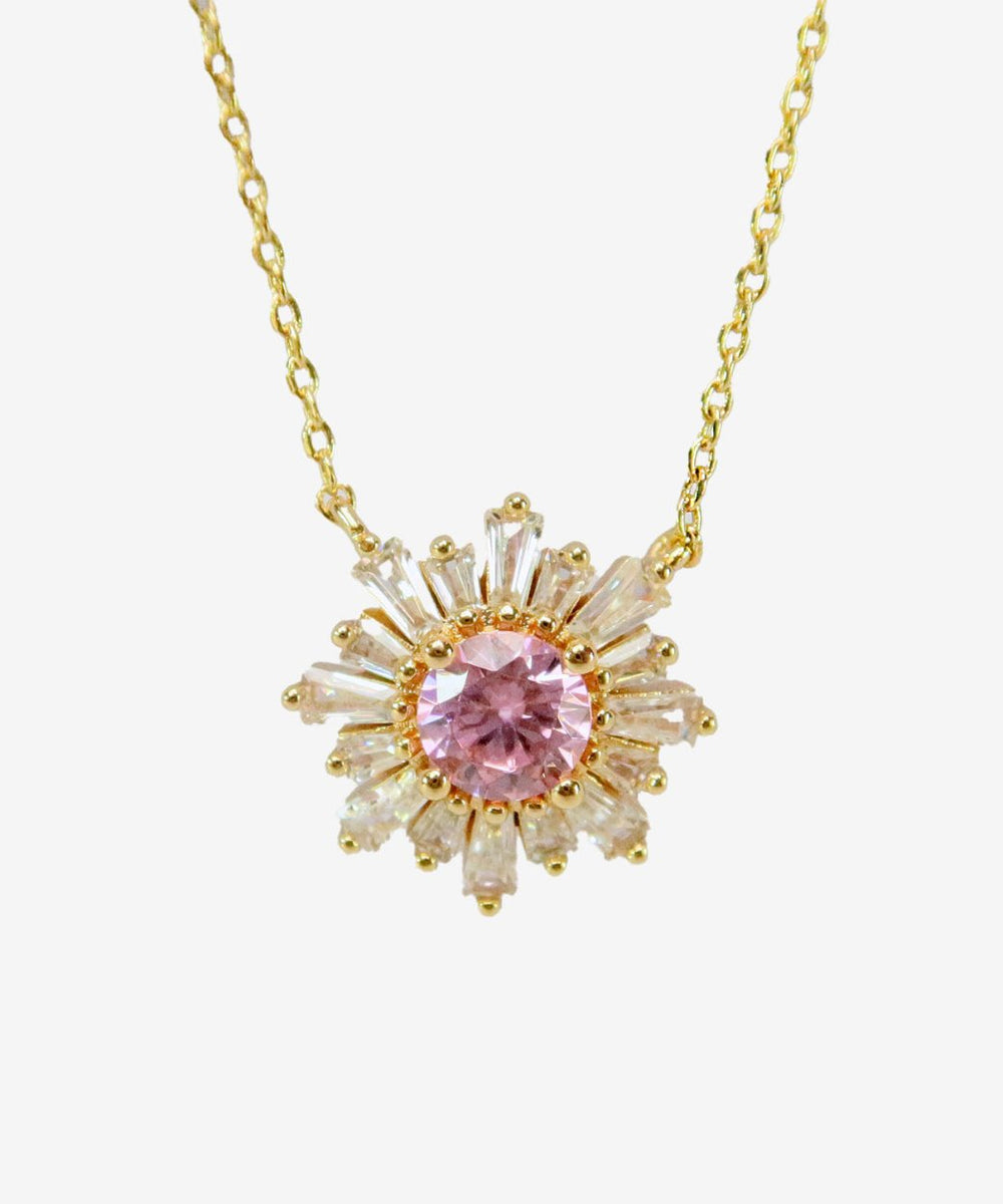 firework zircon necklace