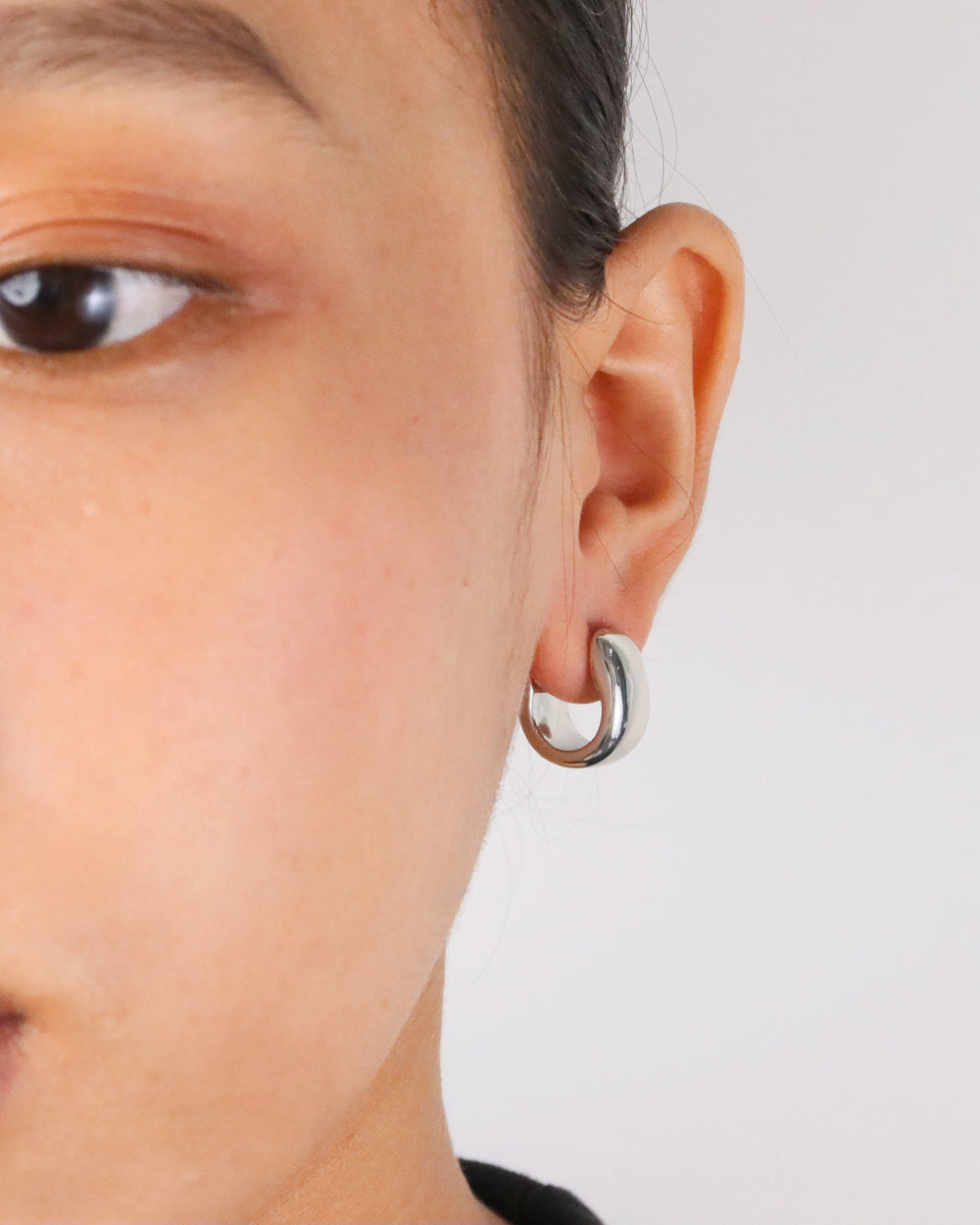 Jennifer hoop 18k gold plating