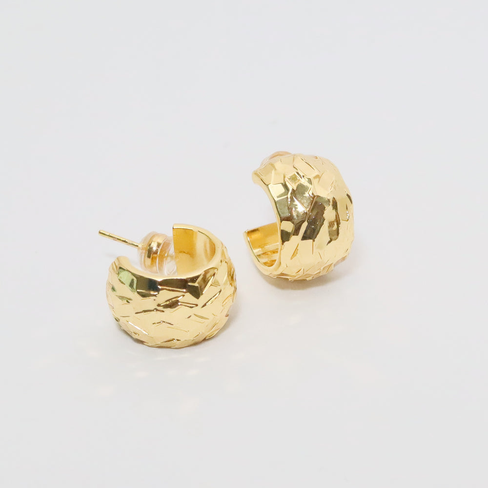 Amanda hoop 18k gold plating