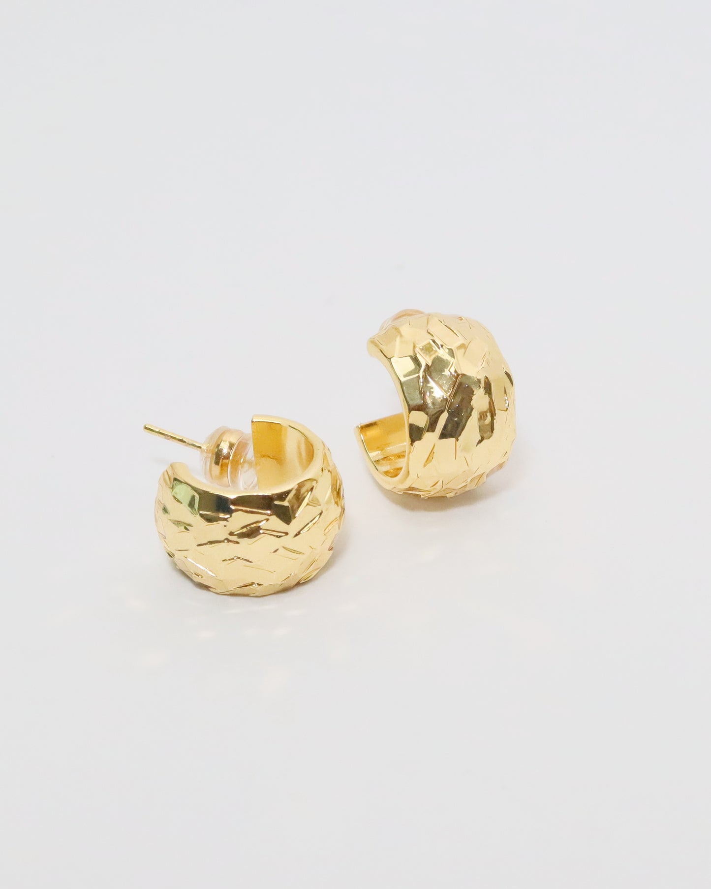 Amanda hoop 18k gold plating