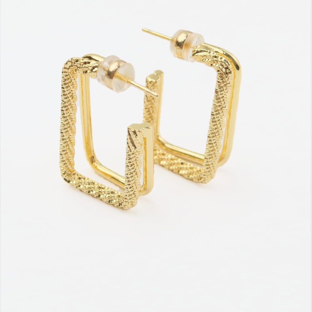 Reg hoop 18k gold plating(G)