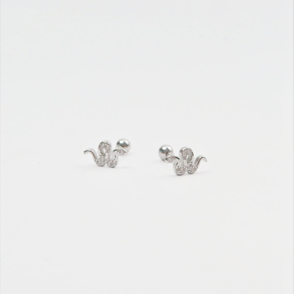 
                      
                        snake zircon mini stud 14k gold vermeil
                      
                    