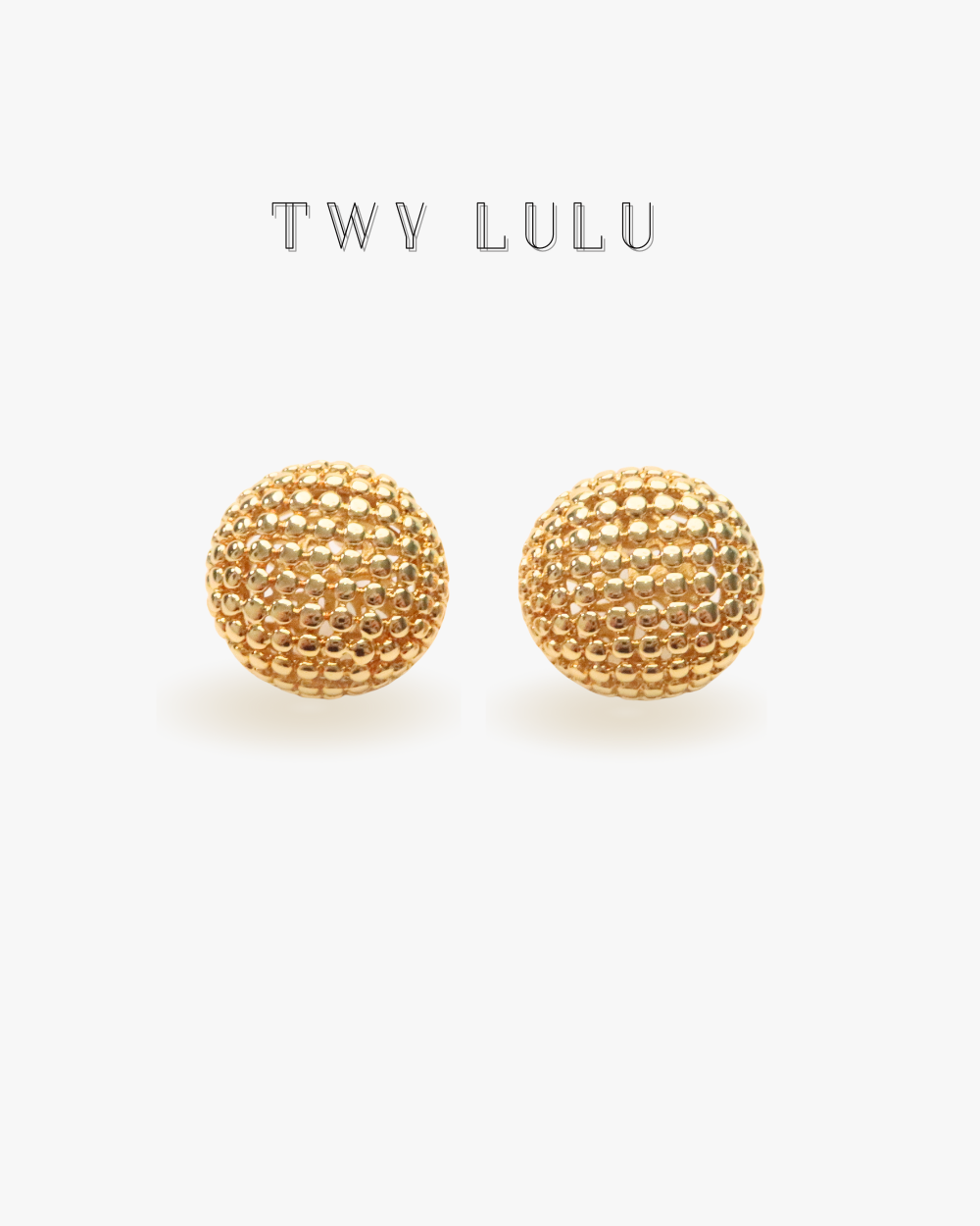 Sola wave earring(gold)