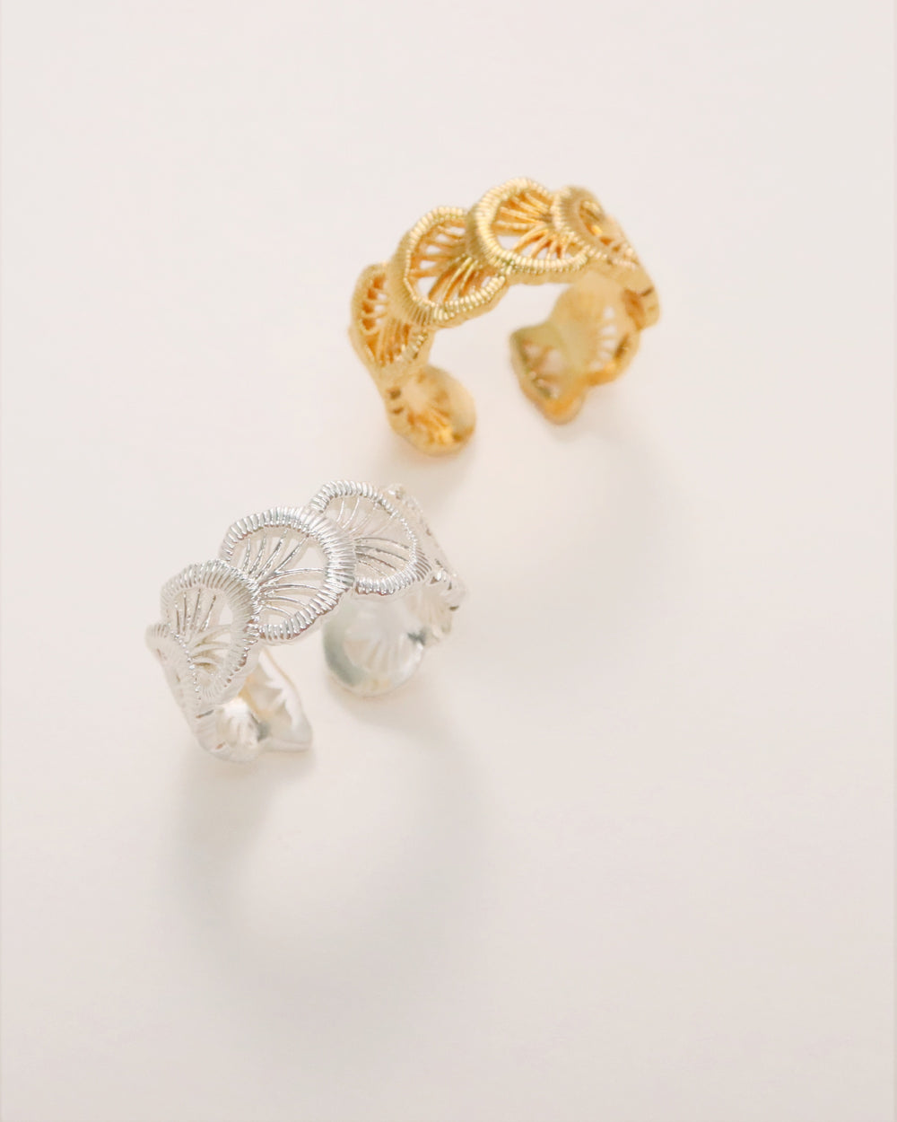 Blossom Ring Eco Brass 18k Gold Plating