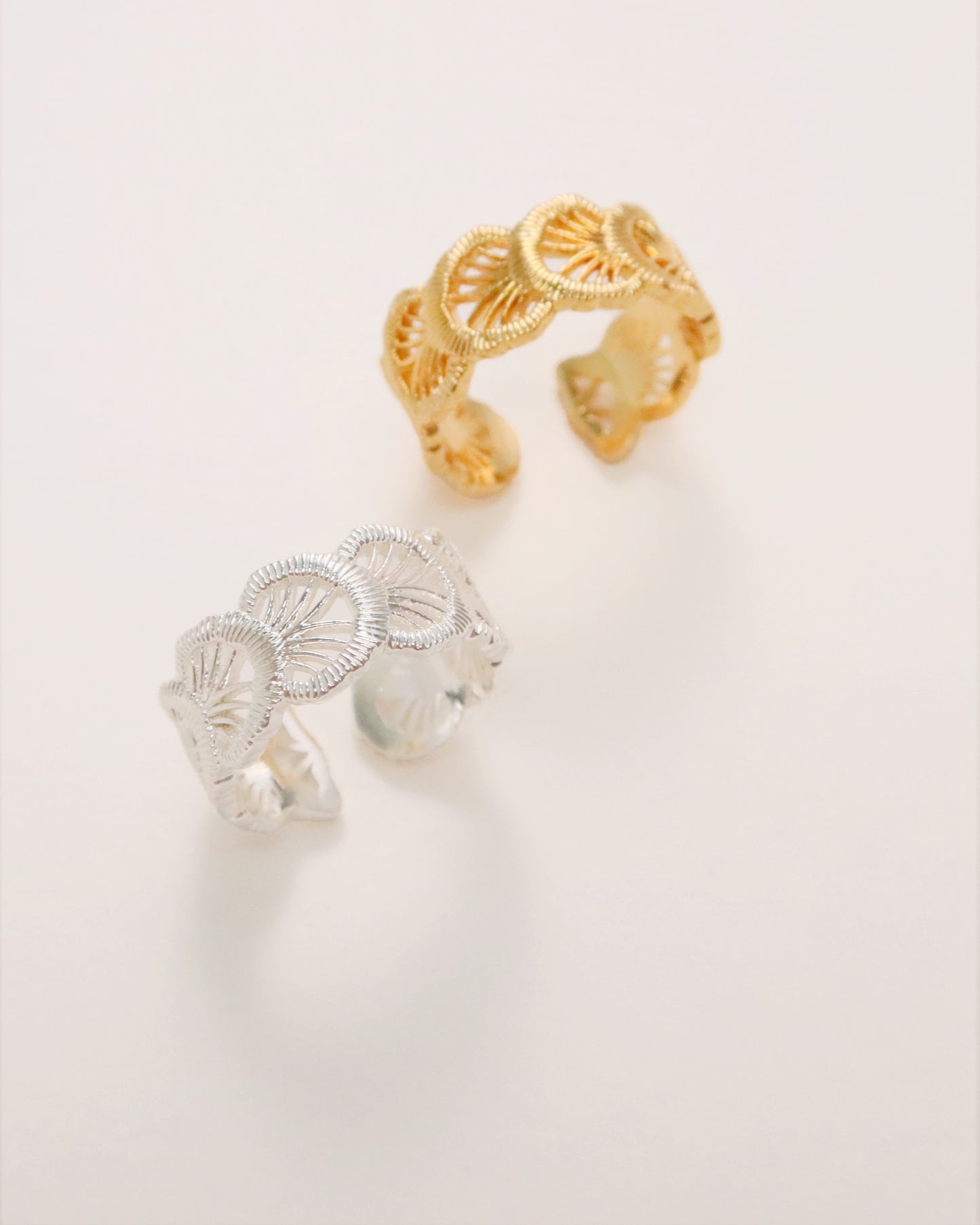 Blossom Ring Eco Brass 18k Gold Plating
