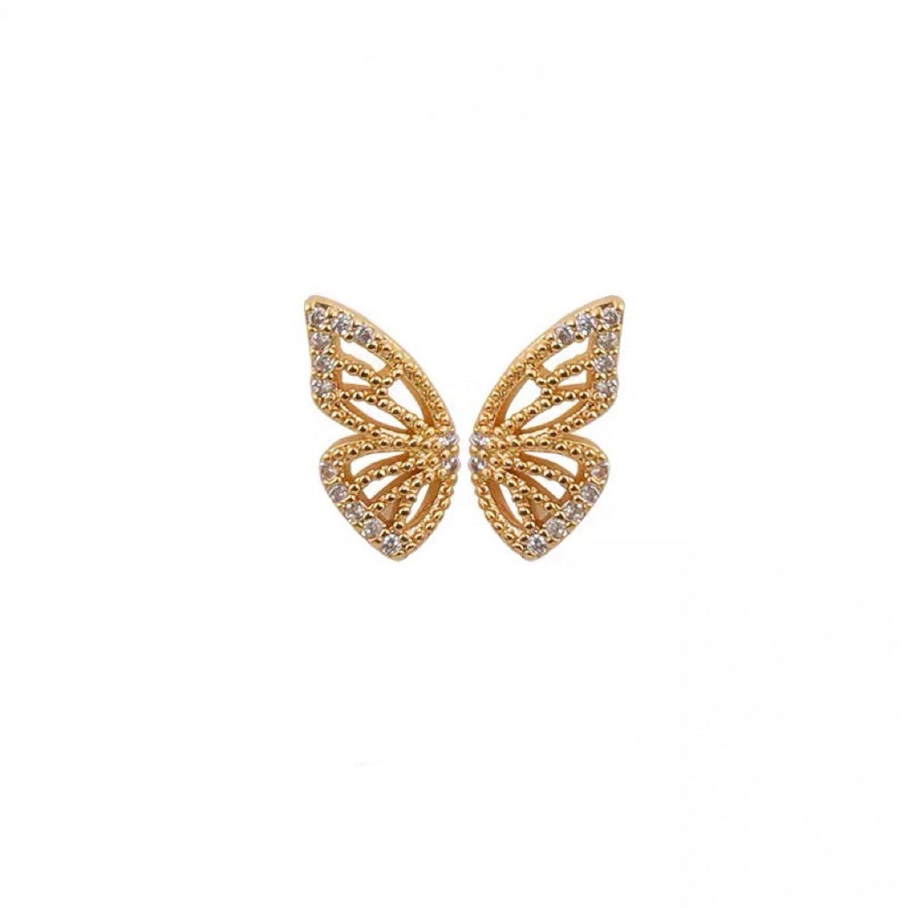 Mini butterfly stud